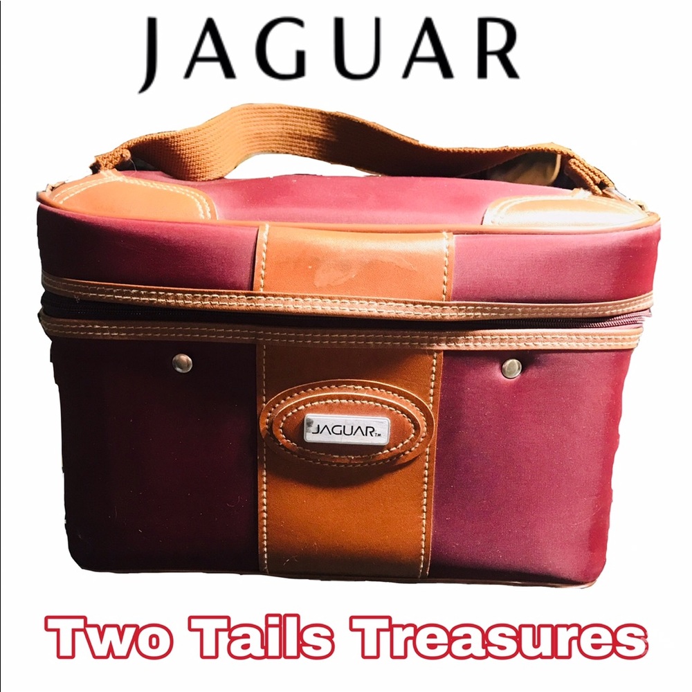 Authentic Jaguar cosmetics/carry on case